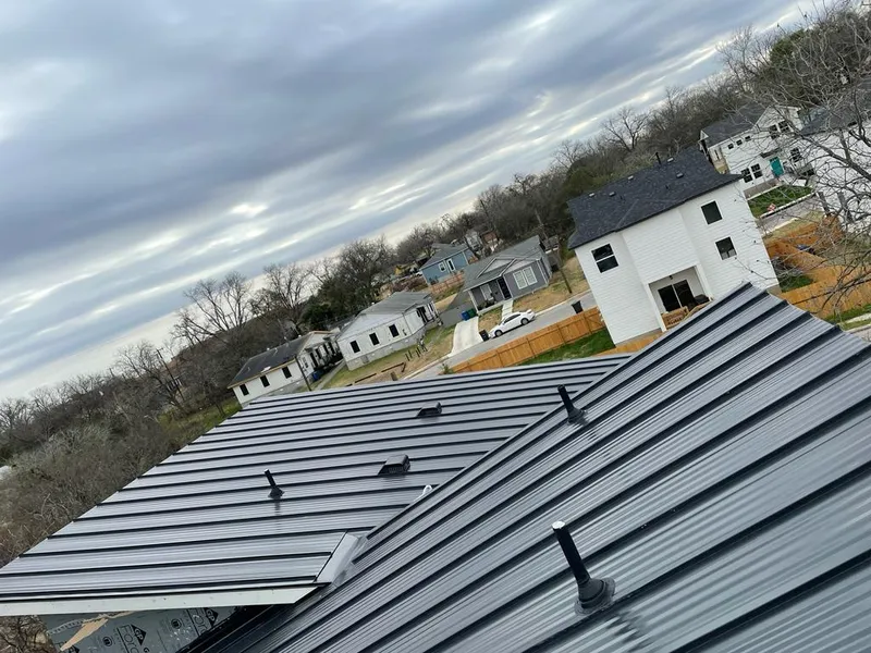 Standing seam metal roof panels with vents for Skylight Repair in Plattekill